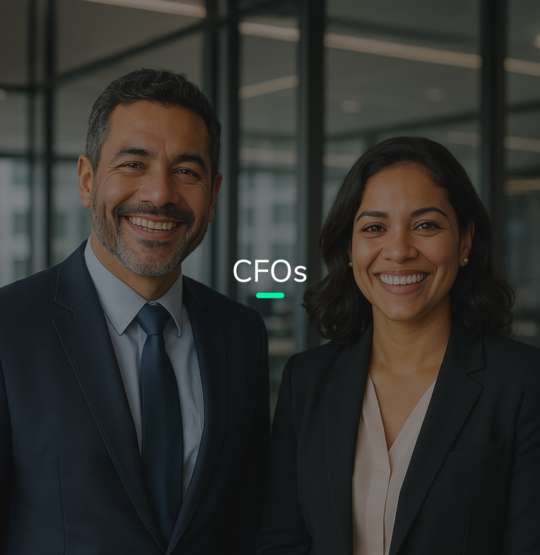 Profissionais de finanças: Para CFOs